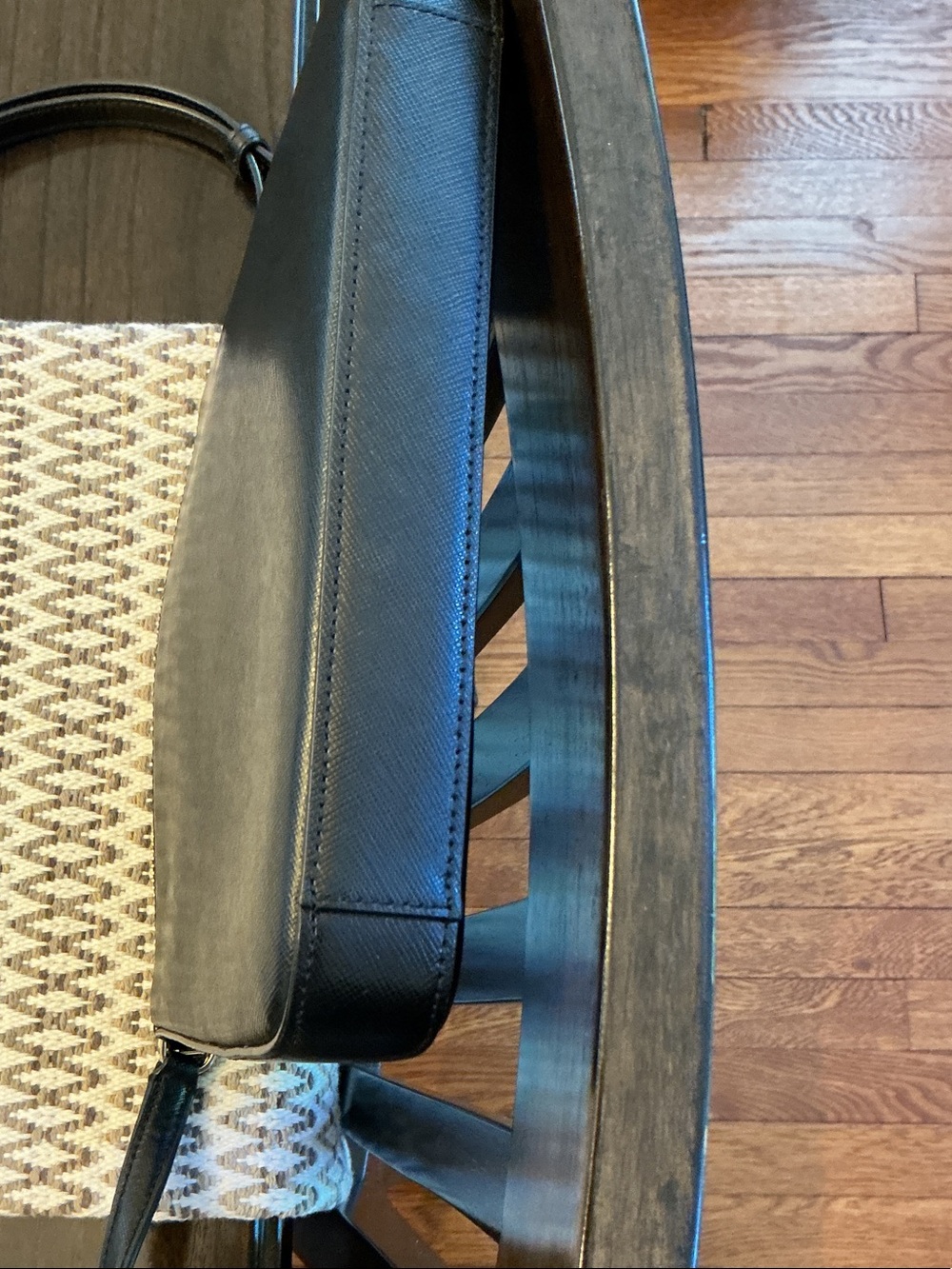 kate spade Black Saffiano Crossbody Messenger Bag with Gold Hardware - Picture 6 of 9